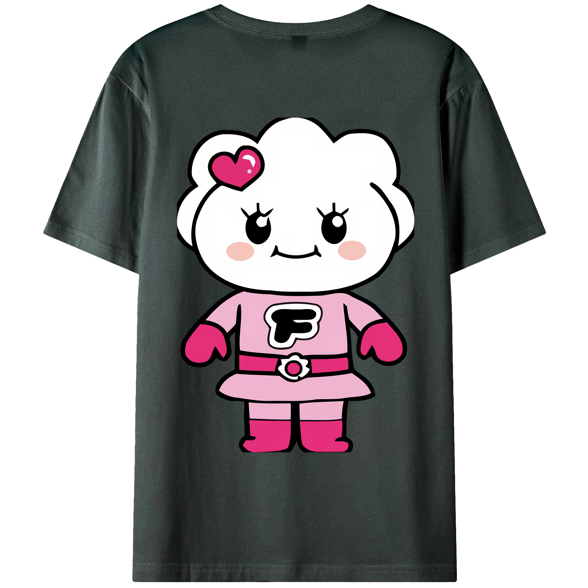 （画像用） アンパンマン Anpanman 綿100％ メンズ半袖Tシャツ（バックプリント） 通気性